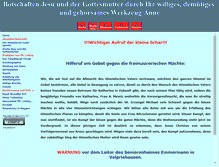Tablet Screenshot of anne-botschaften.de